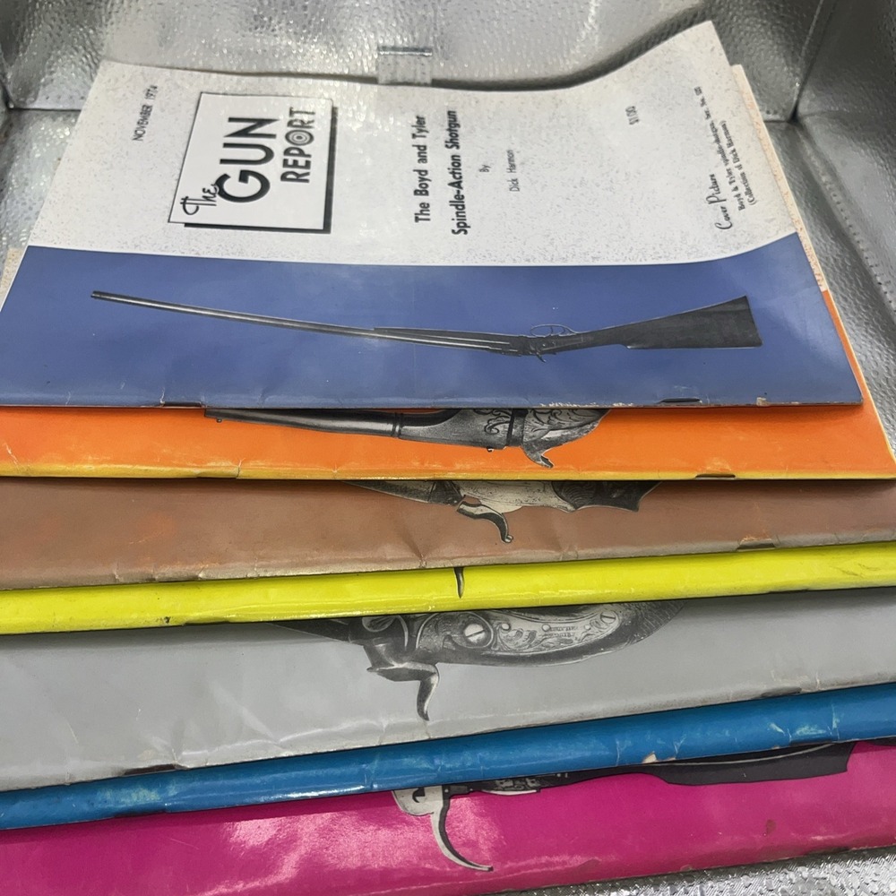 Lot Of 7 Gun report magazine Vtg 1970s Rifle Pistol Henry Remington